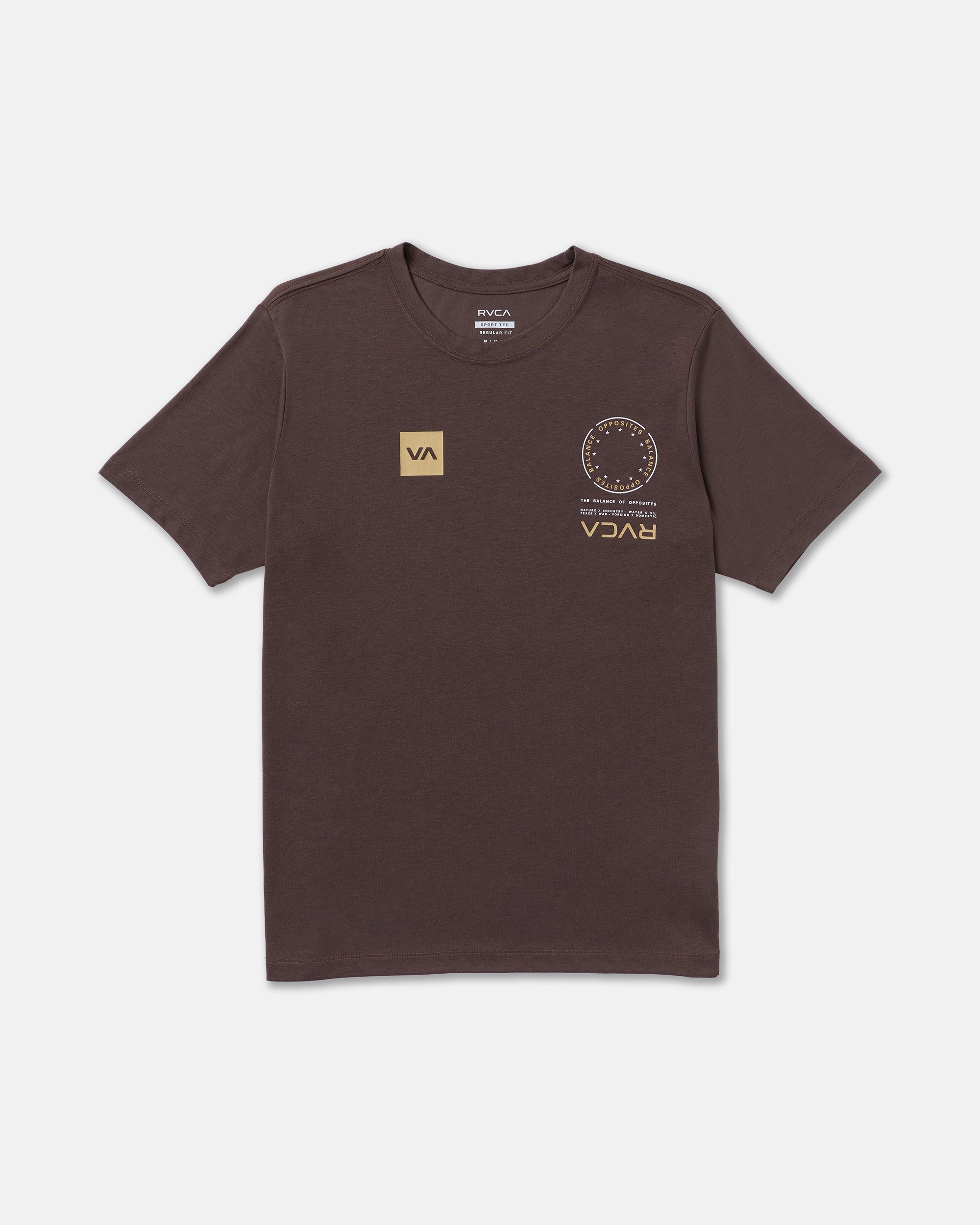 VA Mark 2 Short Sleeve Tee - Mocha | RVCA discount