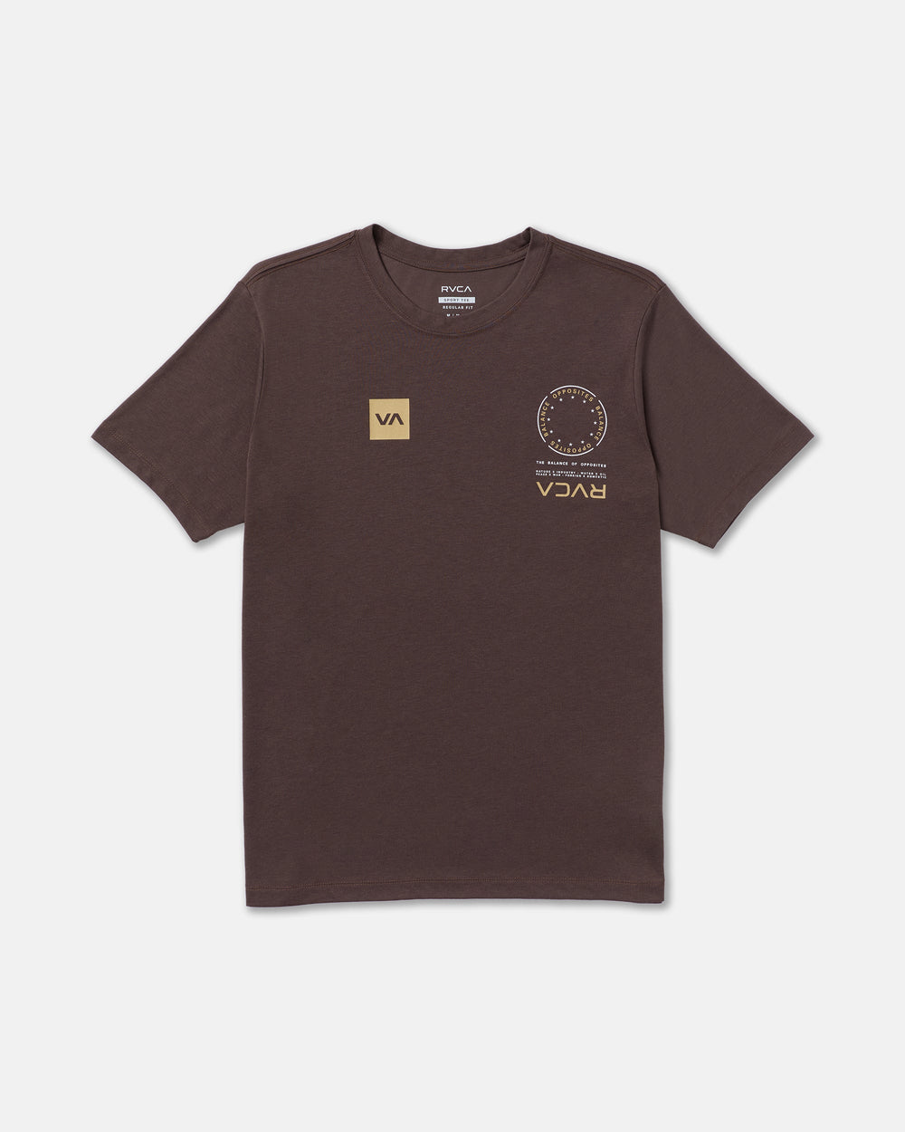 VA Mark 2 Short Sleeve Tee - Mocha | RVCA discount