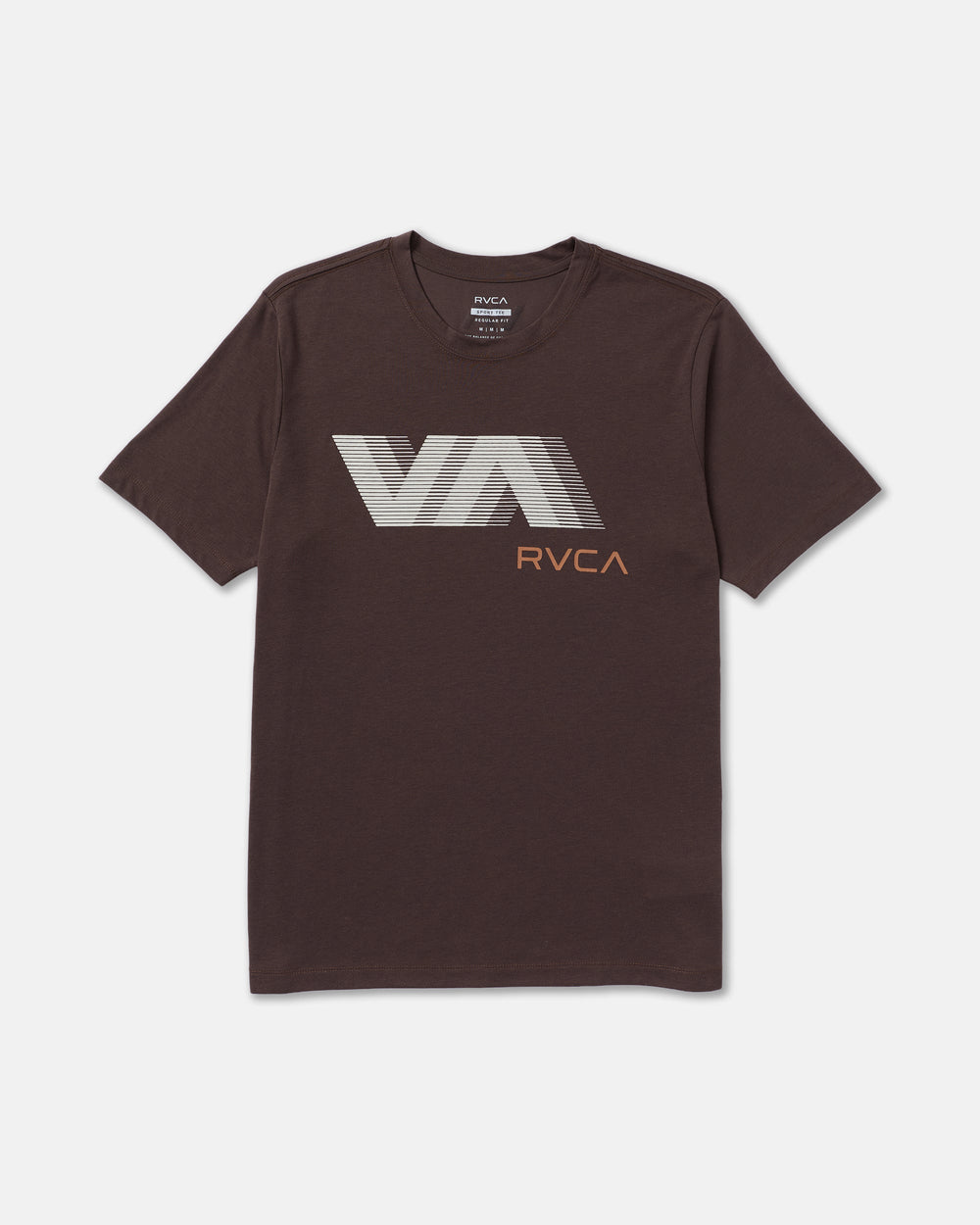 VA Blur Short Sleeve Tee - Mocha | RVCA outlet