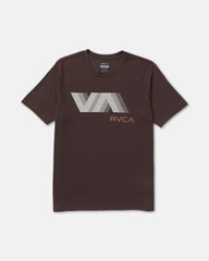 VA Blur Short Sleeve Tee - Mocha | RVCA outlet