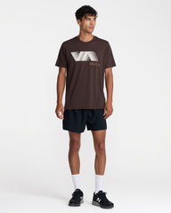 VA Blur Short Sleeve Tee - Mocha | RVCA outlet