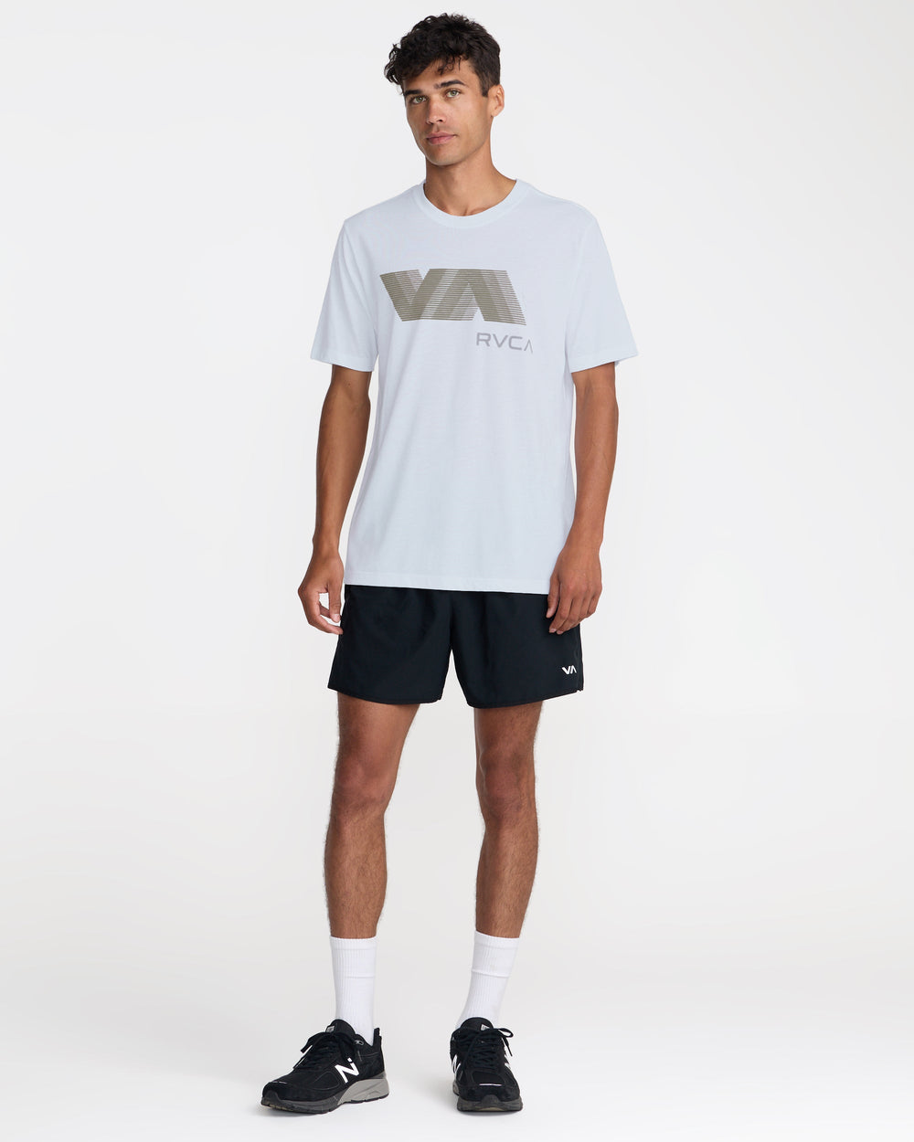 VA Blur Short Sleeve Tee - White1 | RVCA US