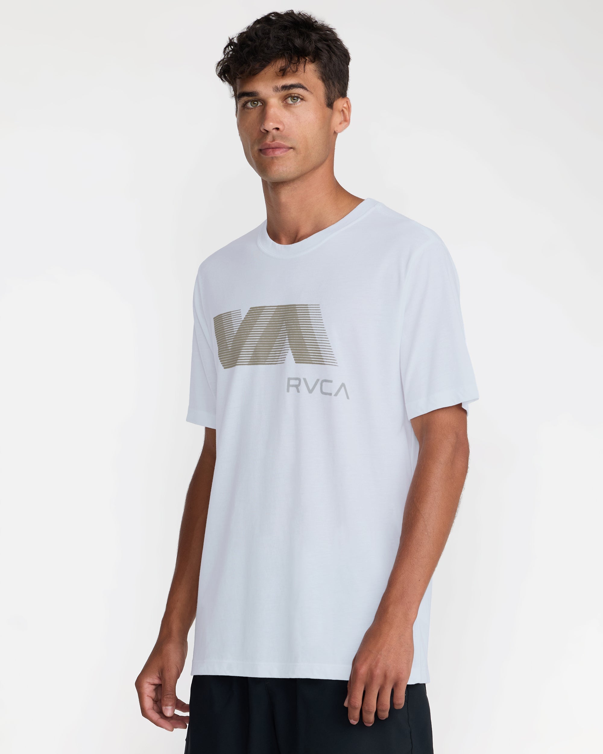 VA Blur Short Sleeve Tee - White1 | RVCA US