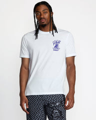 Jesse Barba Skull Wall Short Sleeve Tee - White | RVCA for sale