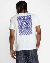Jesse Barba Skull Wall Short Sleeve Tee - White | RVCA for sale