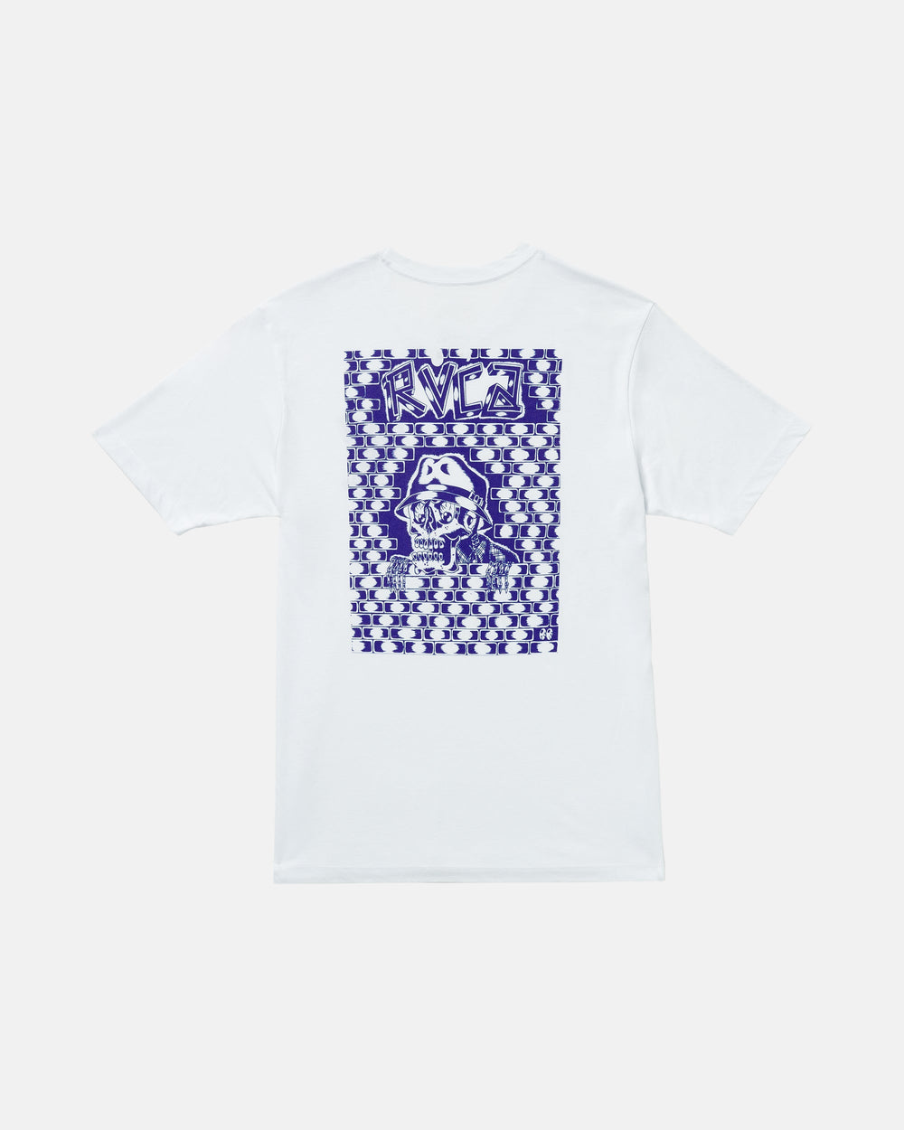 Jesse Barba Skull Wall Short Sleeve Tee - White | RVCA for sale