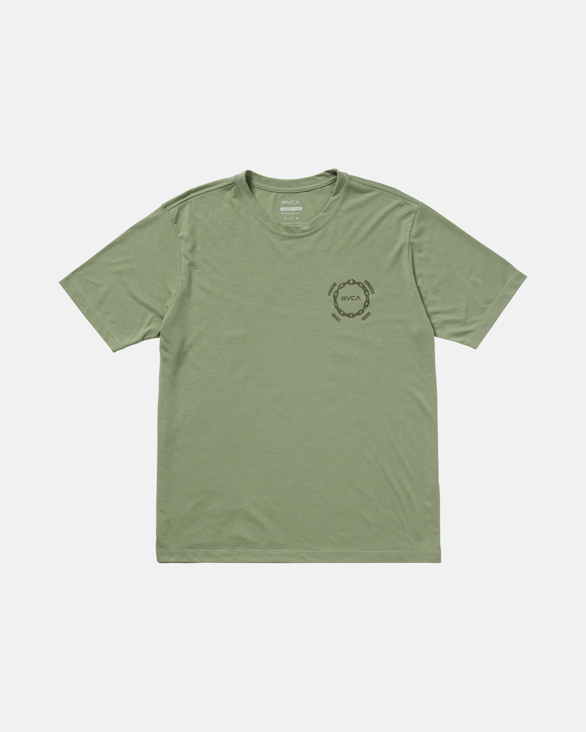 Chain Release Short Sleeve Tee - Ranger Green | RVCA sale