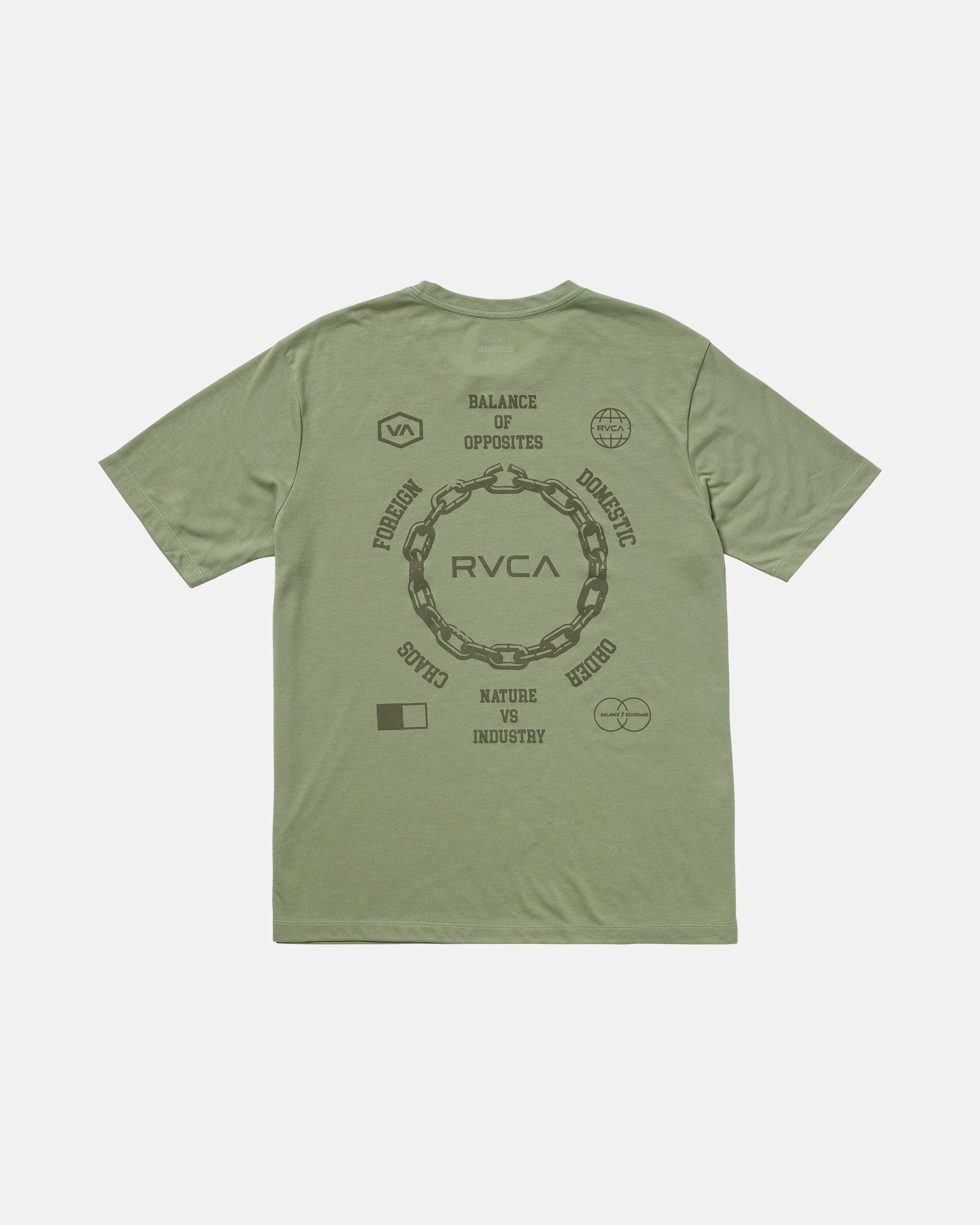 Chain Release Short Sleeve Tee - Ranger Green | RVCA sale