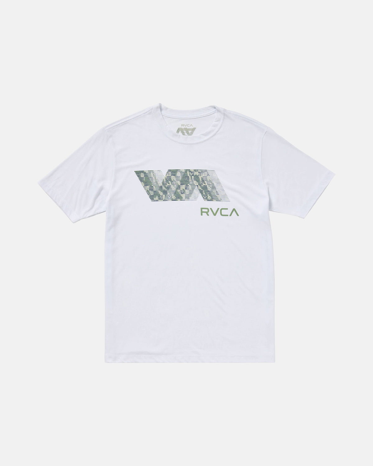 RVCA Blur Fill Short Sleeve Tee - White | RVCA US
