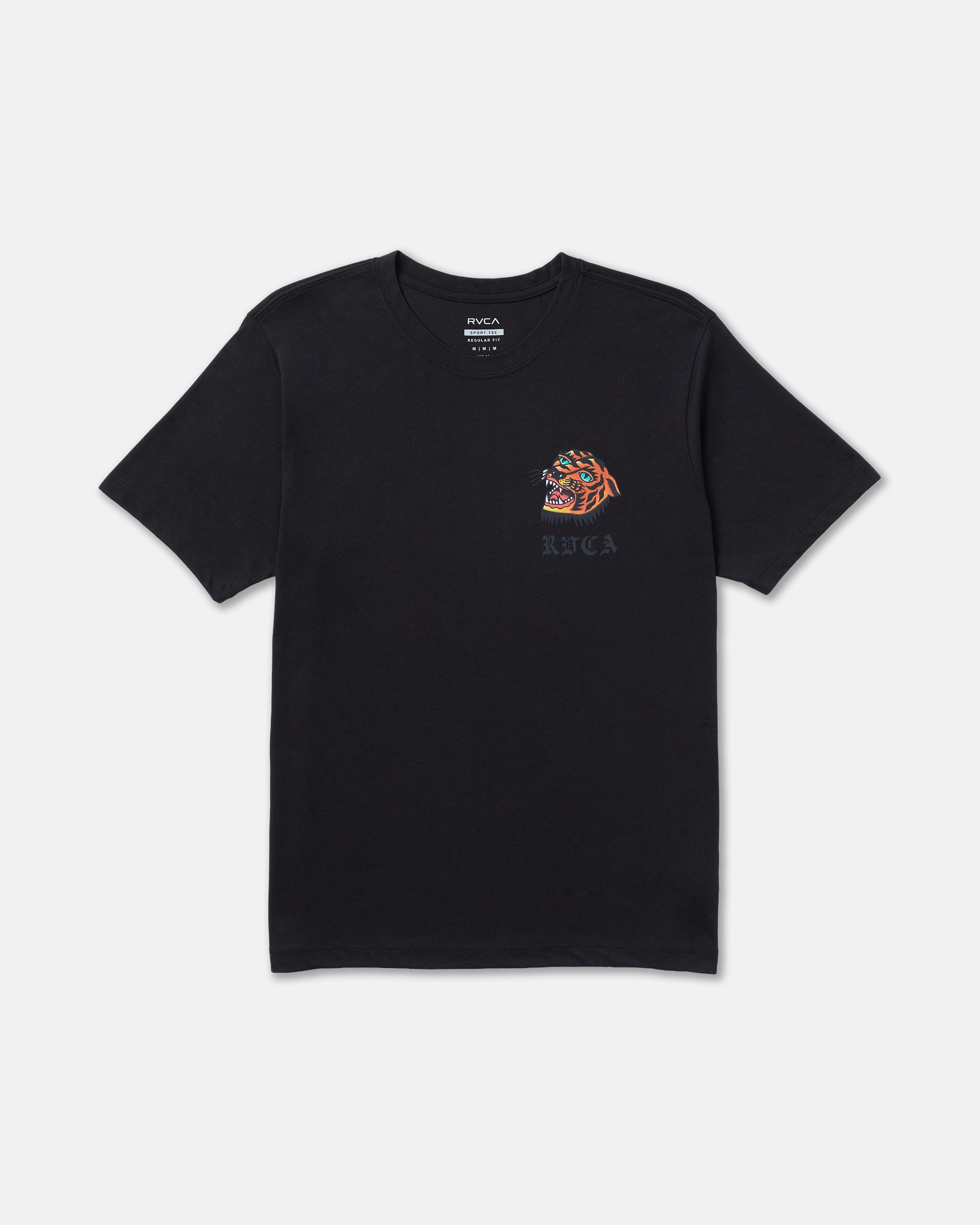 Kaleb Tiger Short Sleeve Tee - Black | RVCA discount