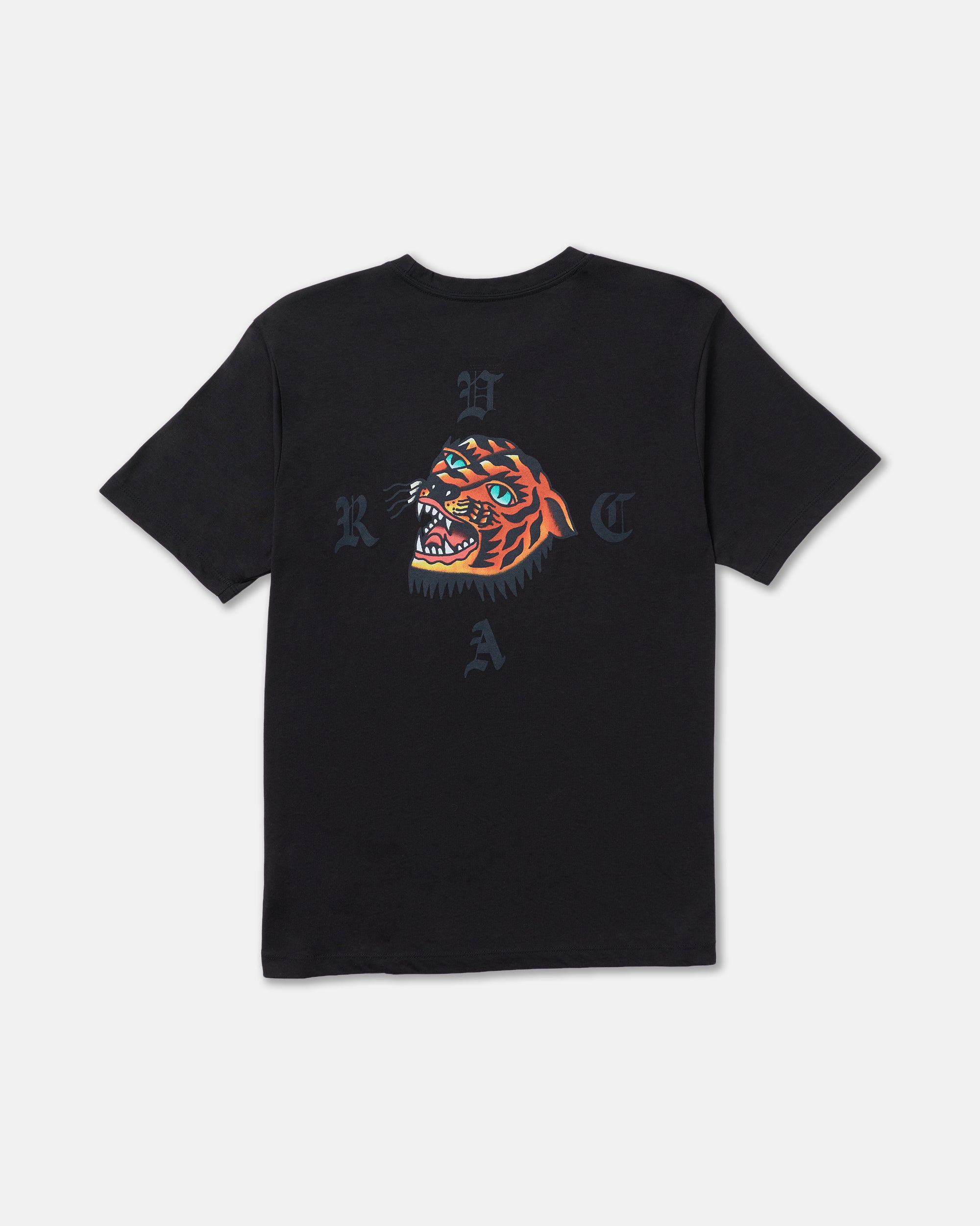 Kaleb Tiger Short Sleeve Tee - Black | RVCA discount