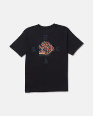 Kaleb Tiger Short Sleeve Tee - Black | RVCA discount
