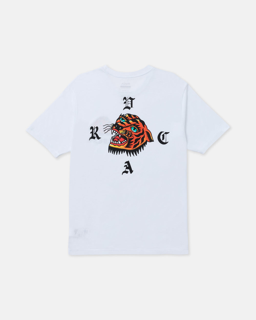 Kaleb Tiger Short Sleeve Tee - White | RVCA online