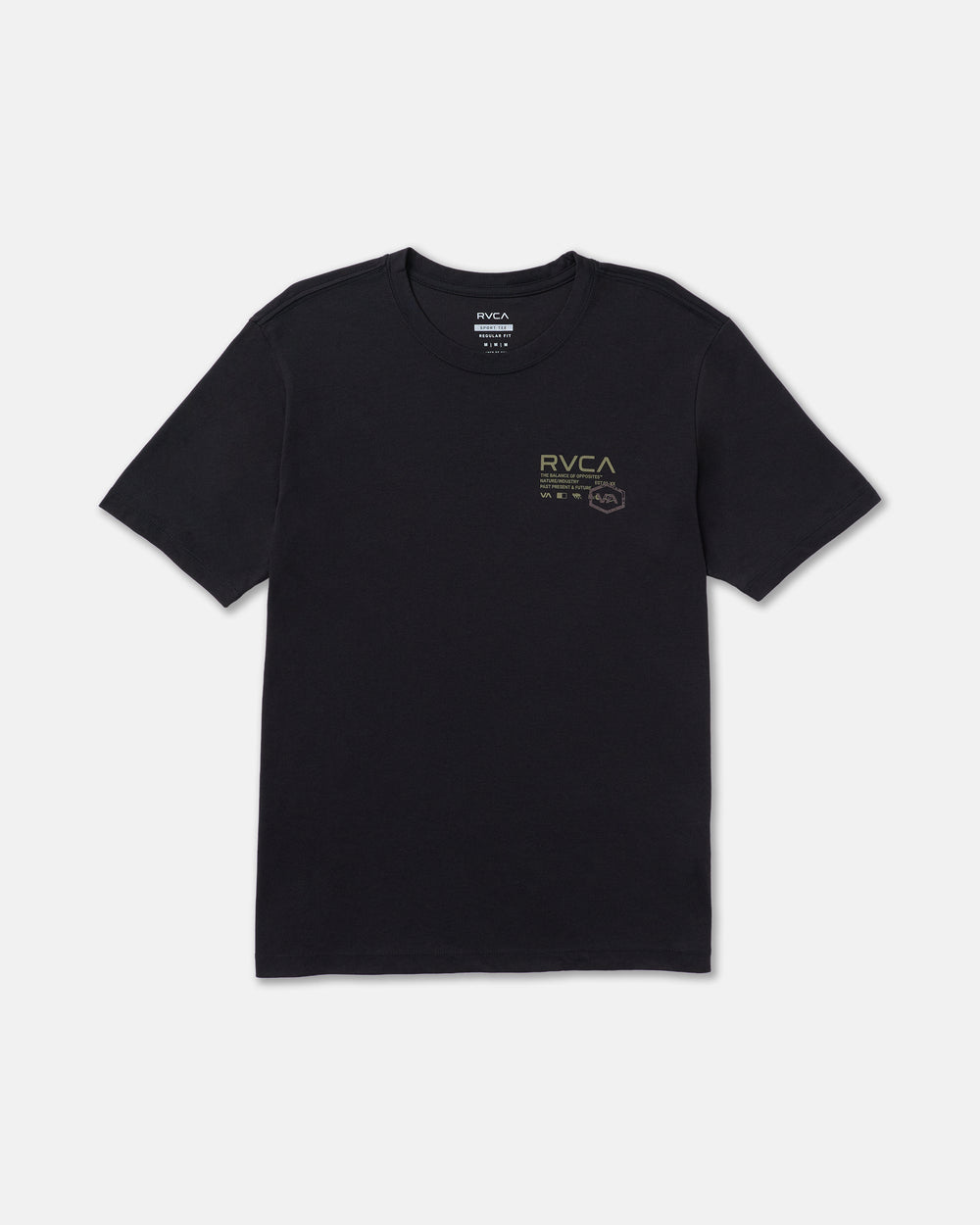 Hex Over Short Sleeve Tee - Black | RVCA online