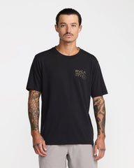 Hex Over Short Sleeve Tee - Black | RVCA online