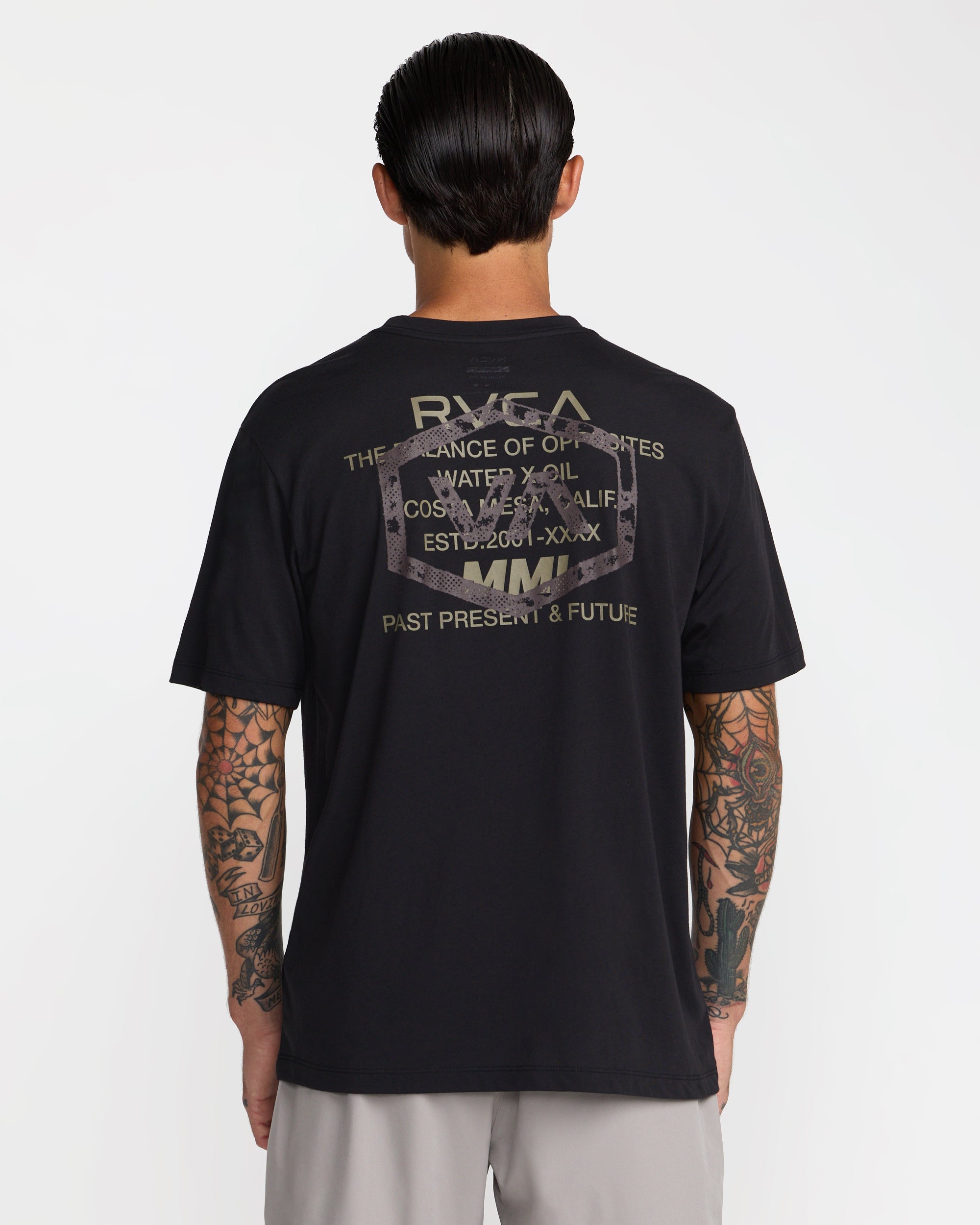 Hex Over Short Sleeve Tee - Black | RVCA online