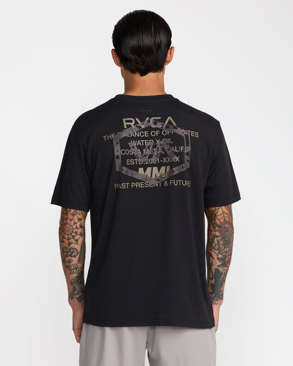 Hex Over Short Sleeve Tee - Black | RVCA online