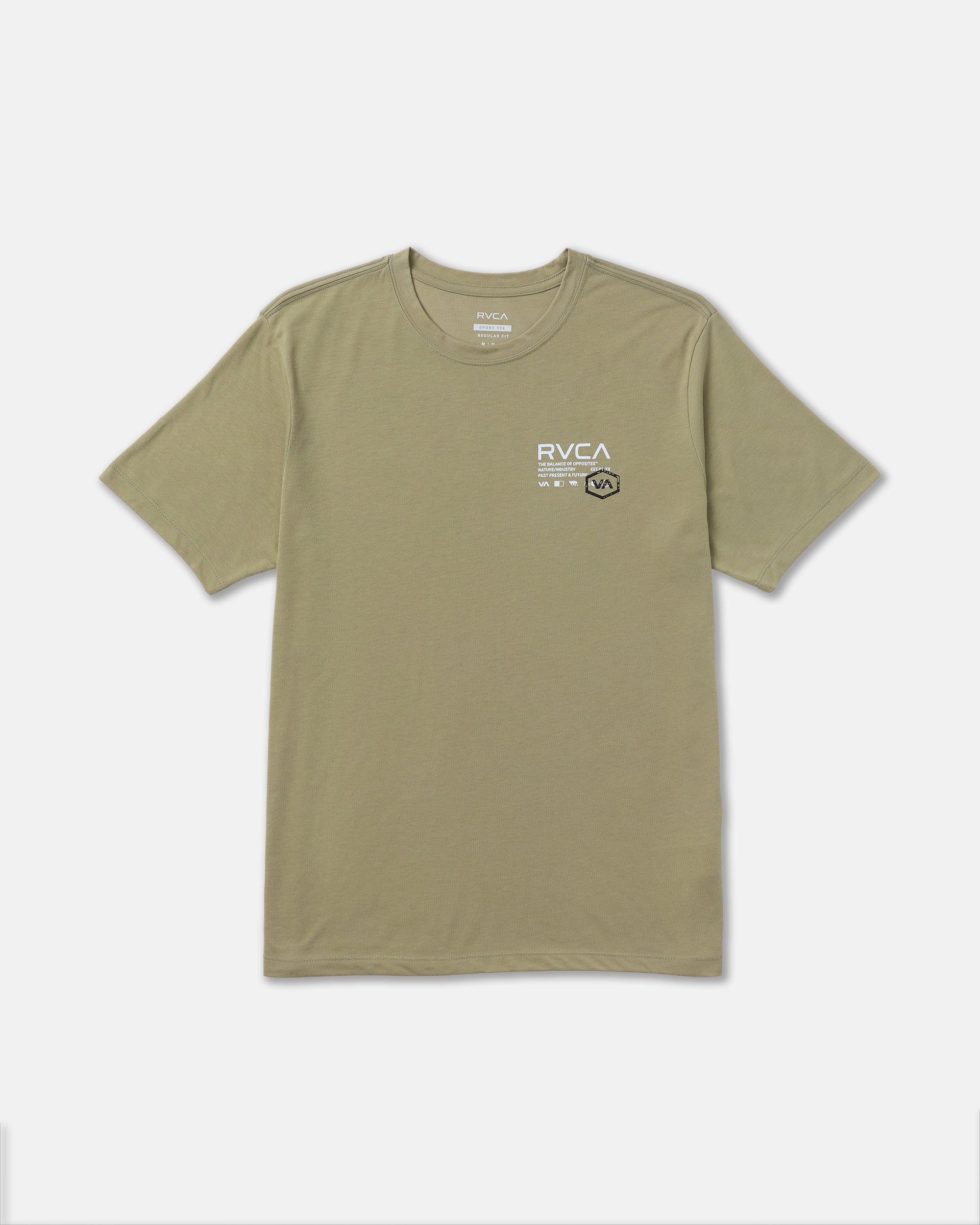 Hex Over Short Sleeve Tee - Covert Green | RVCA outlet