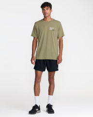 Hex Over Short Sleeve Tee - Covert Green | RVCA outlet