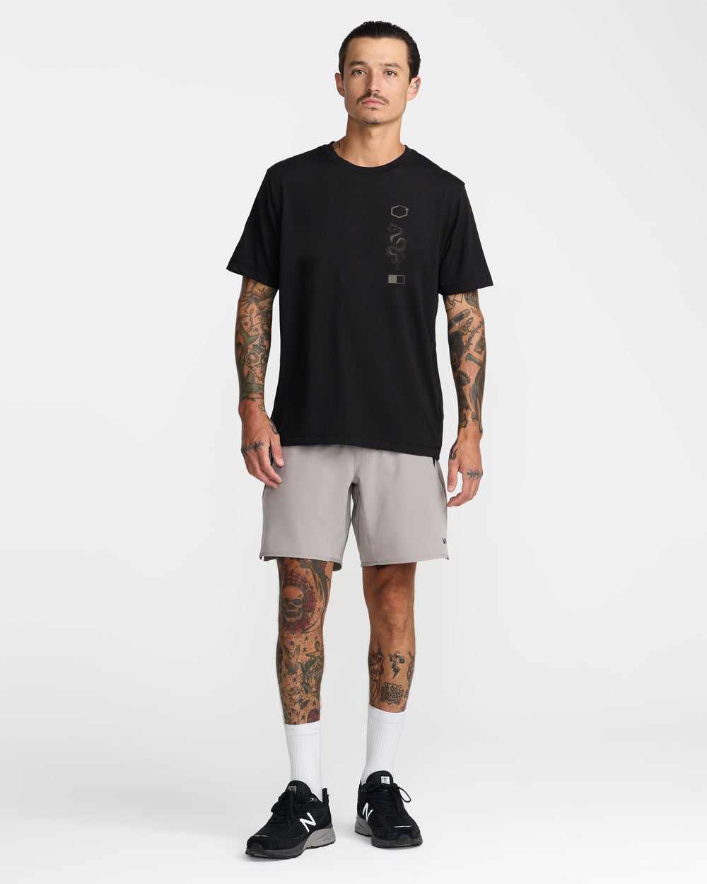 Barron Venom Short Sleeve Tee - Black | RVCA online