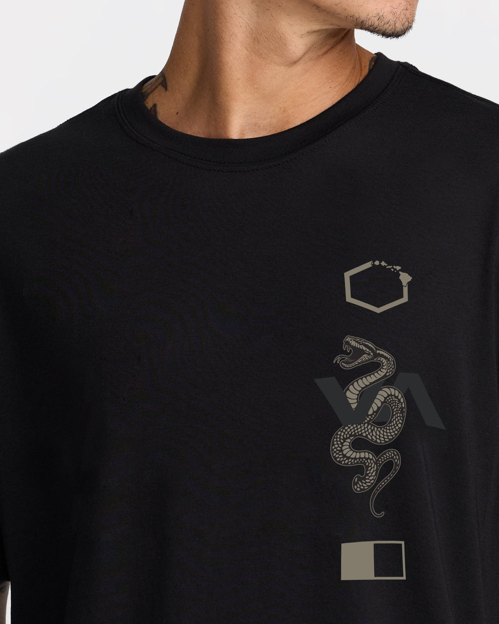 Barron Venom Short Sleeve Tee - Black | RVCA online