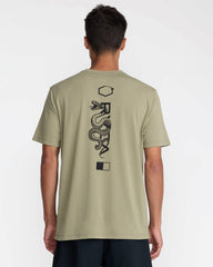 Barron Venom Short Sleeve Tee - Covert Green | RVCA US