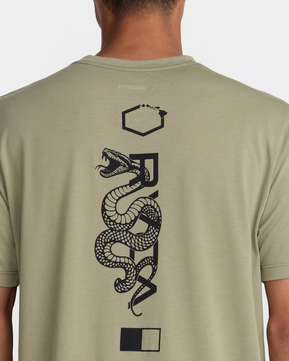 Barron Venom Short Sleeve Tee - Covert Green | RVCA US