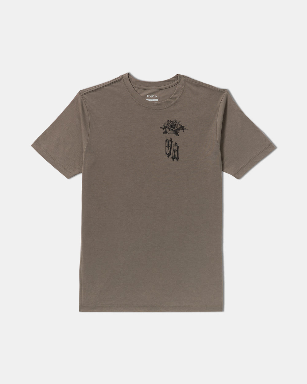 Benj Tiger Eyes Short Sleeve Tee - Mushroom | RVCA outlet