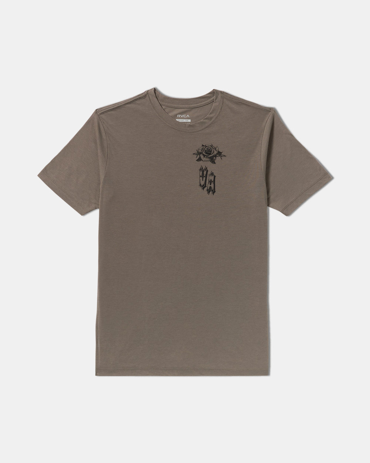 Benj Tiger Eyes Short Sleeve Tee - Mushroom | RVCA outlet