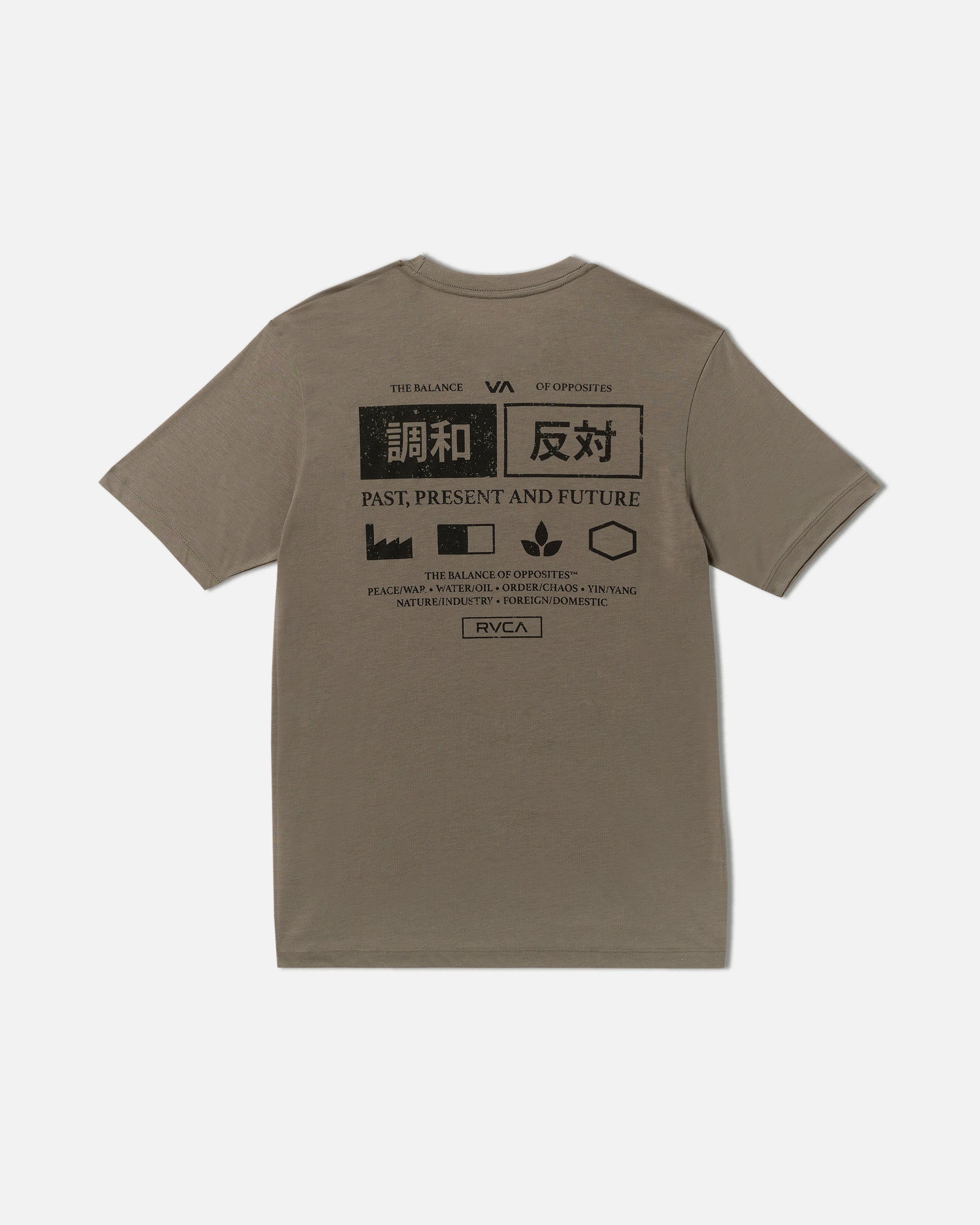 RVCA Trade Short Sleeve Tee - Mushroom | RVCA outlet