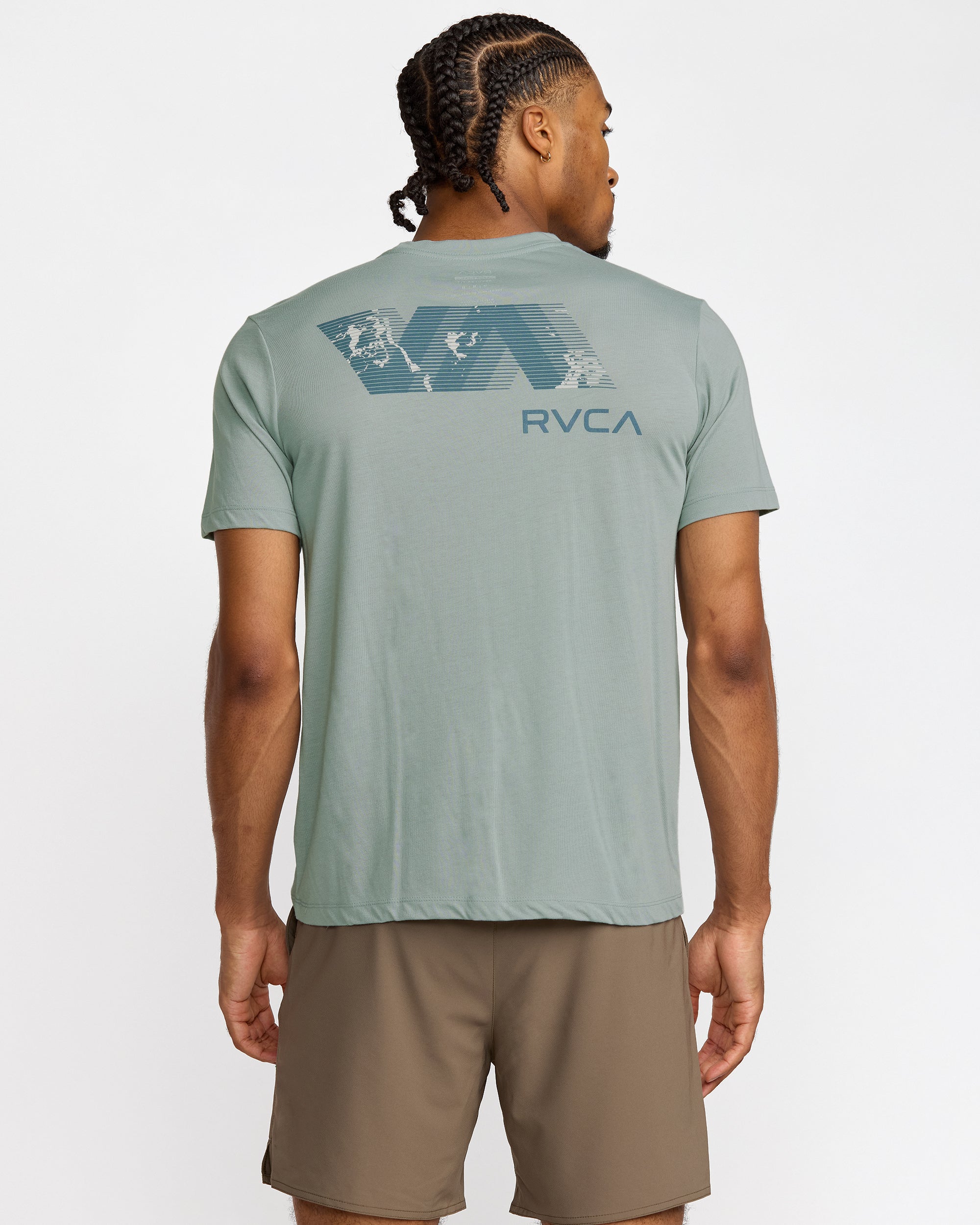 VA Blur Short Sleeve Tee - Lead | RVCA for sale