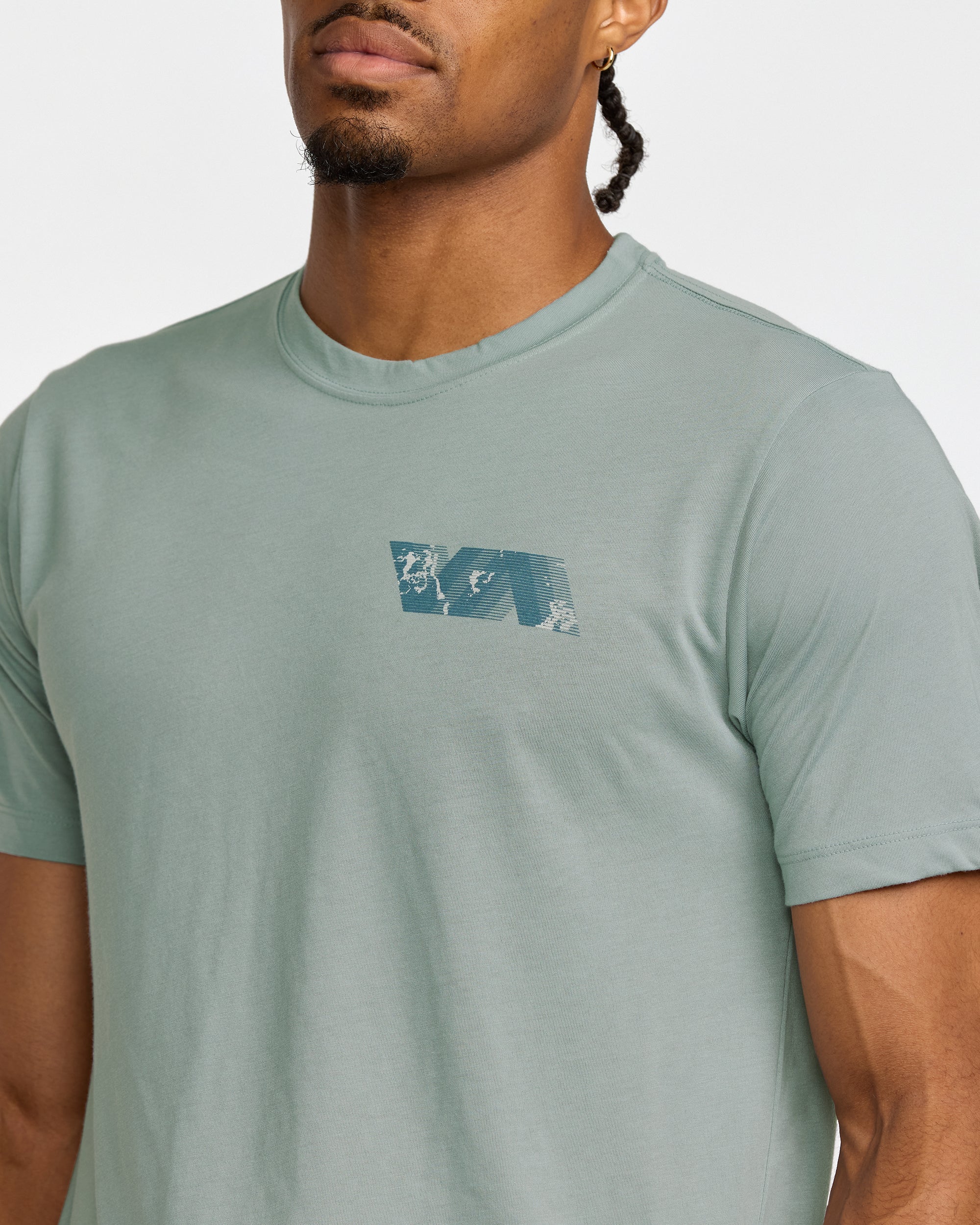 VA Blur Short Sleeve Tee - Lead | RVCA for sale