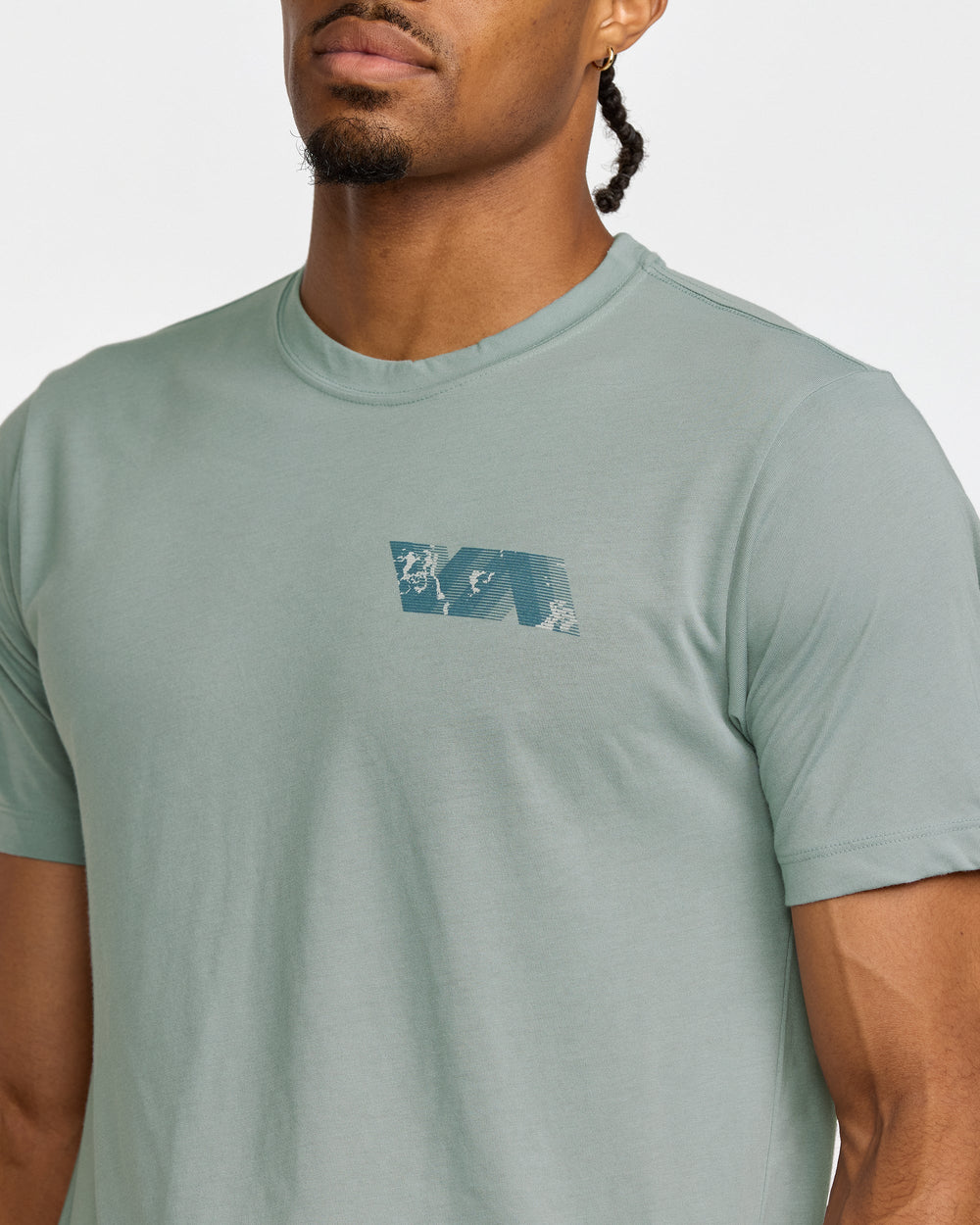VA Blur Short Sleeve Tee - Lead | RVCA for sale