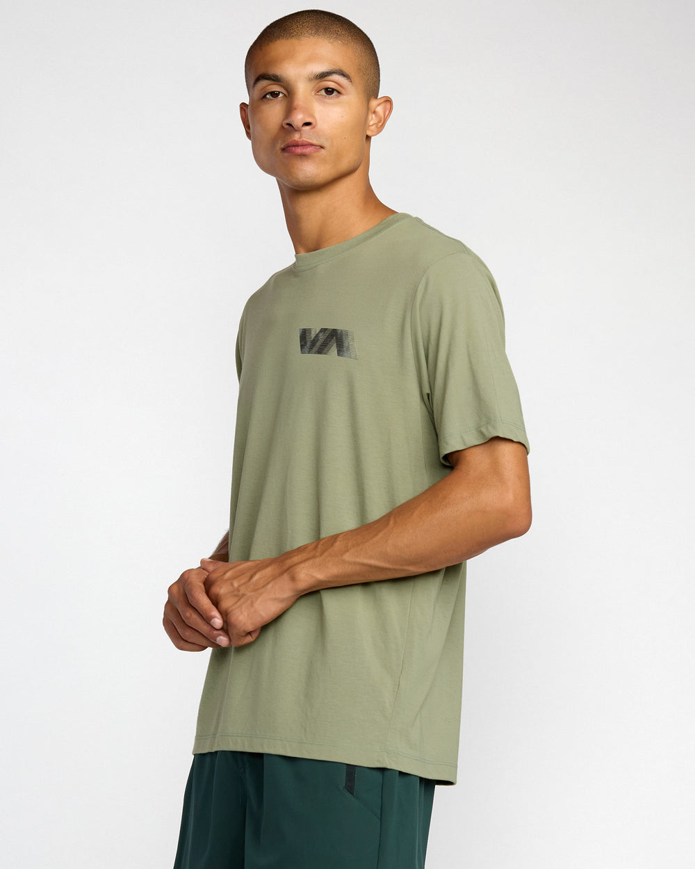 VA Blur Short Sleeve Tee - Ranger Green | RVCA on sale