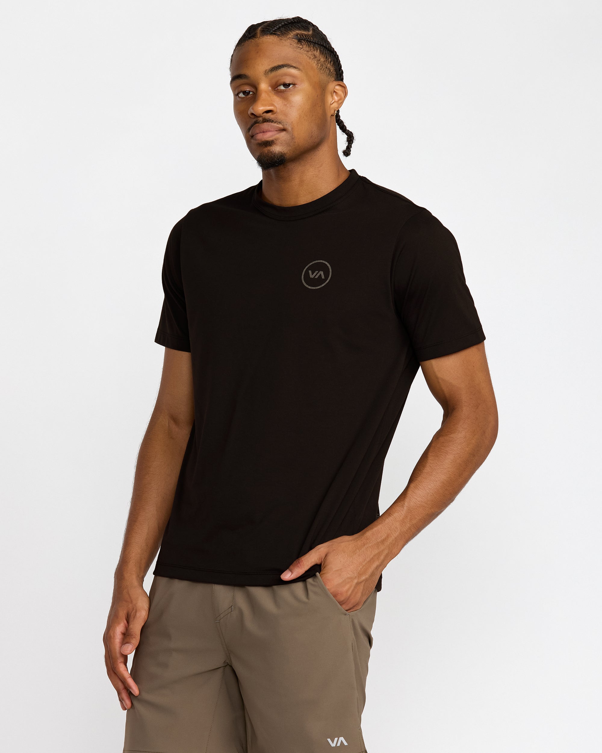 RVCA 2X Reflective Short Sleeve Tee - Black | RVCA outlet