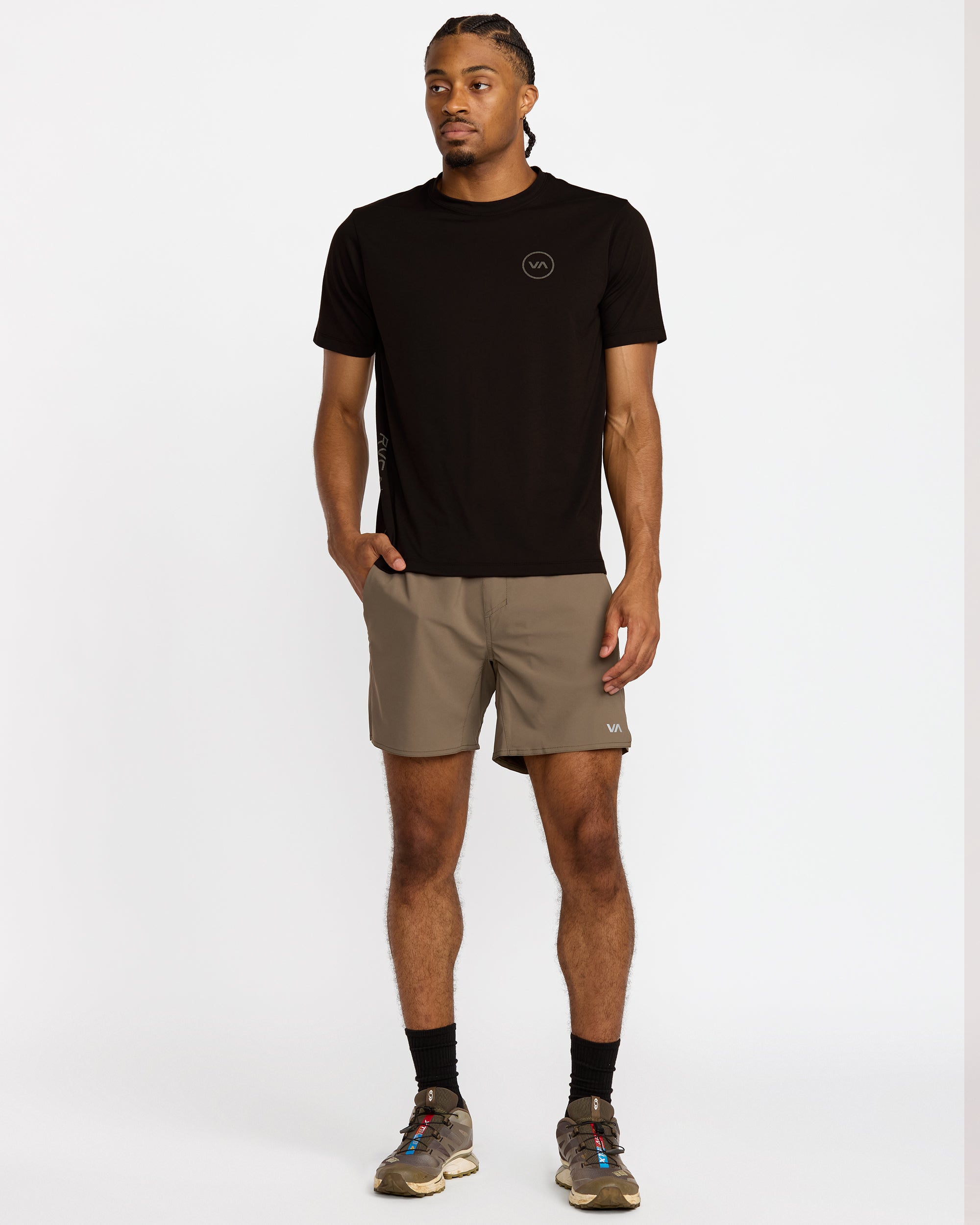 RVCA 2X Reflective Short Sleeve Tee - Black | RVCA outlet