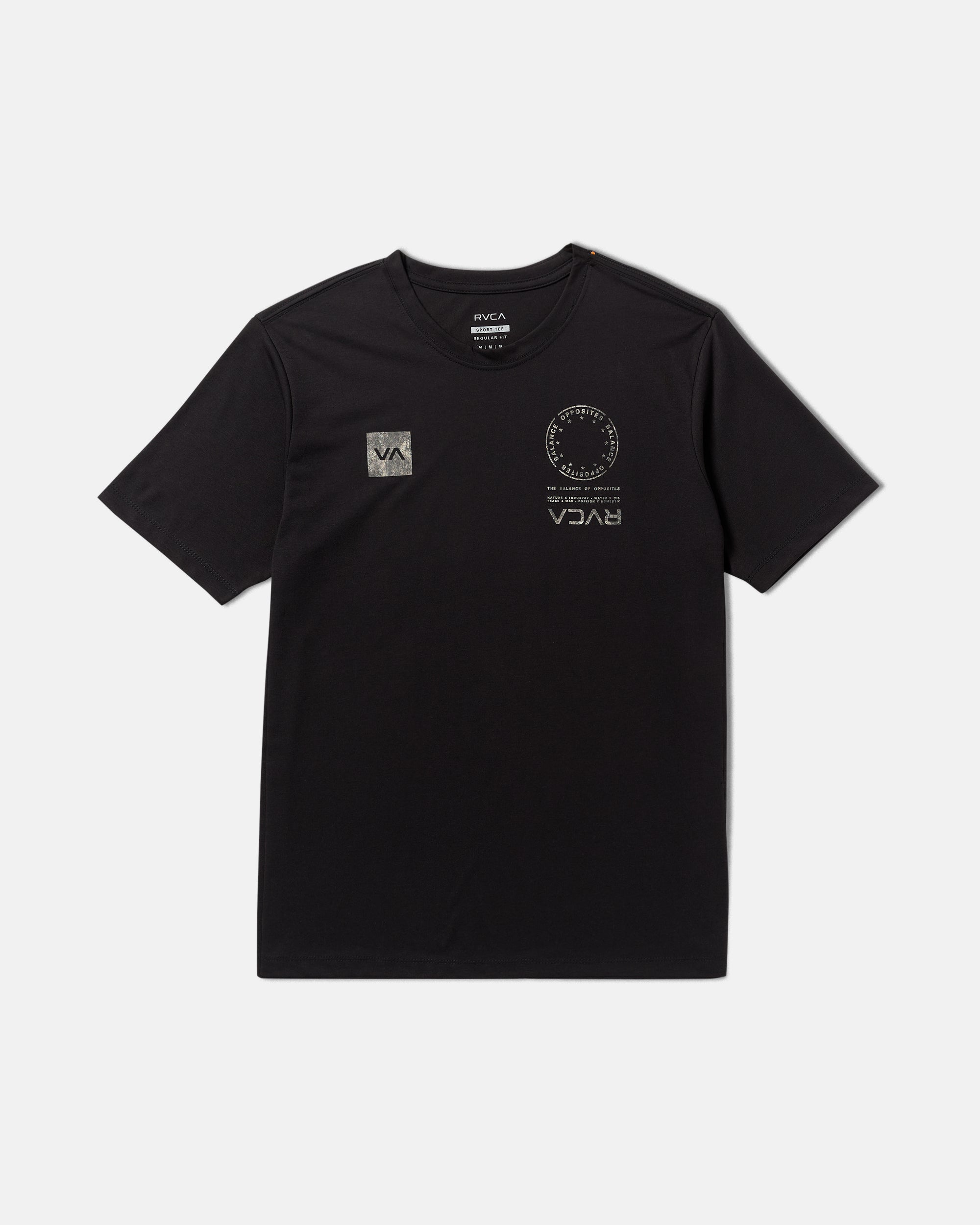 VA Mark Fill Short Sleeve Tee - Black | RVCA sale