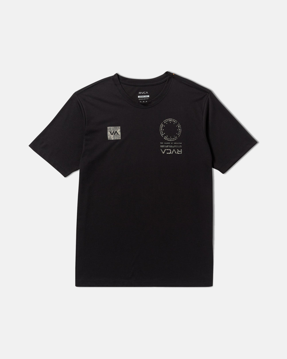 VA Mark Fill Short Sleeve Tee - Black | RVCA sale