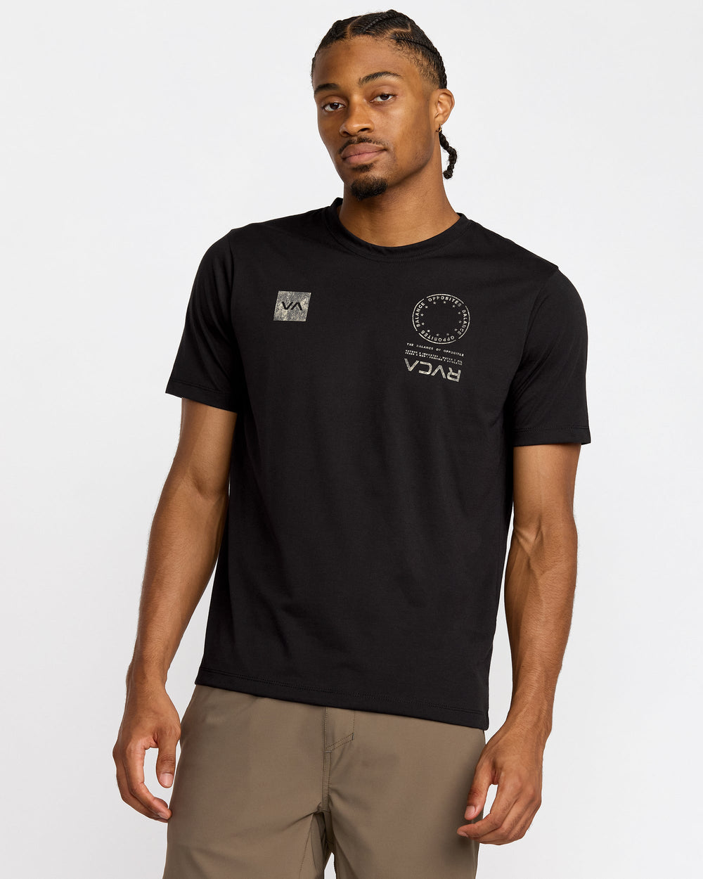 VA Mark Fill Short Sleeve Tee - Black | RVCA sale