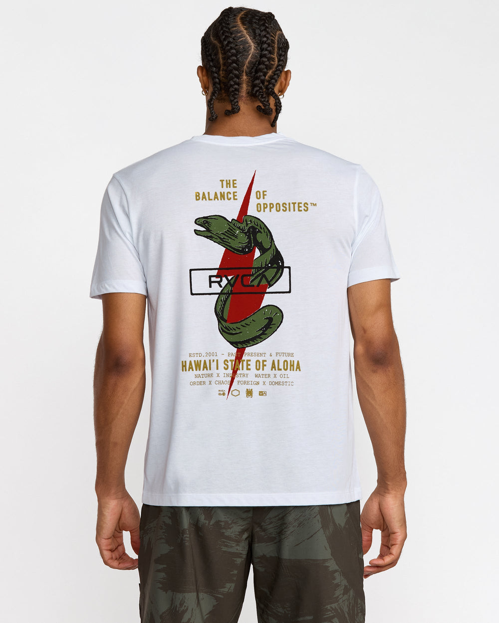 Shock Squad Short Sleeve Tee - White | RVCA for sale
