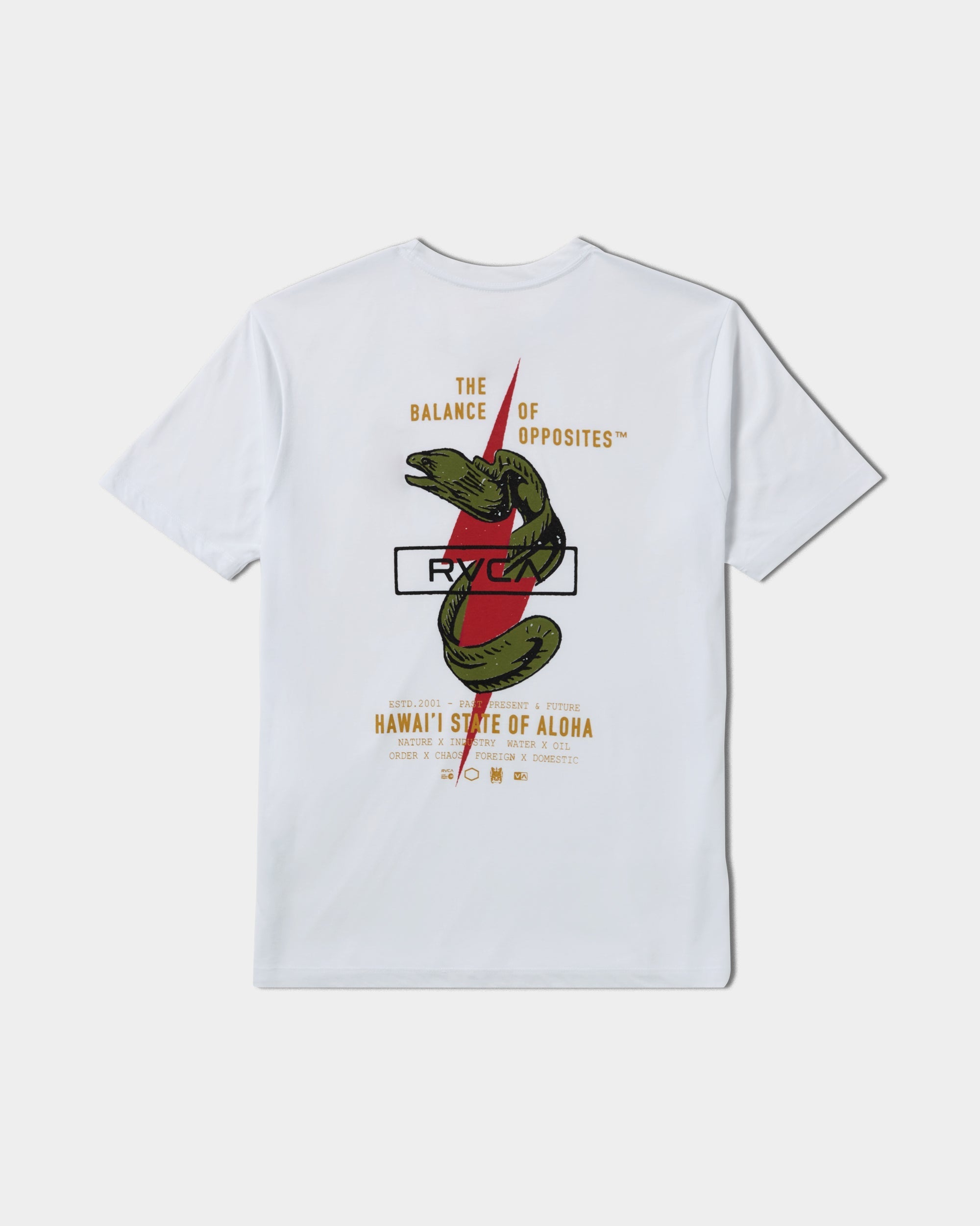 Shock Squad Short Sleeve Tee - White | RVCA for sale