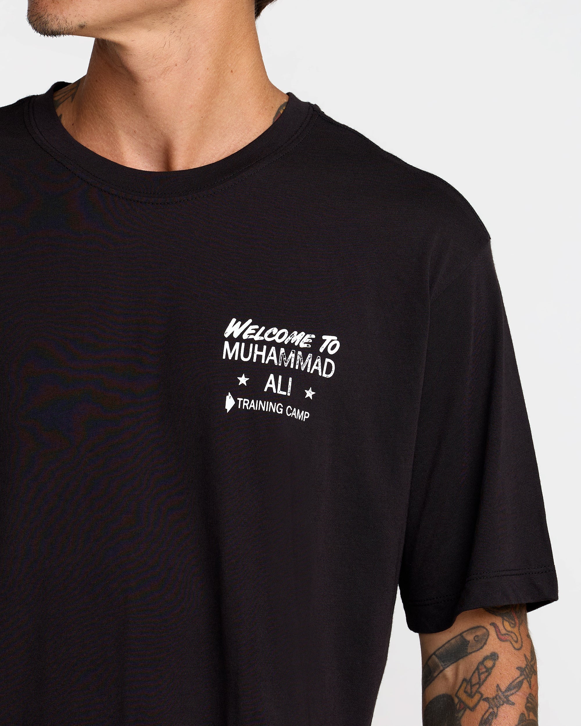 Ali Training Camp Short Sleeve Tee - Black | RVCA sale