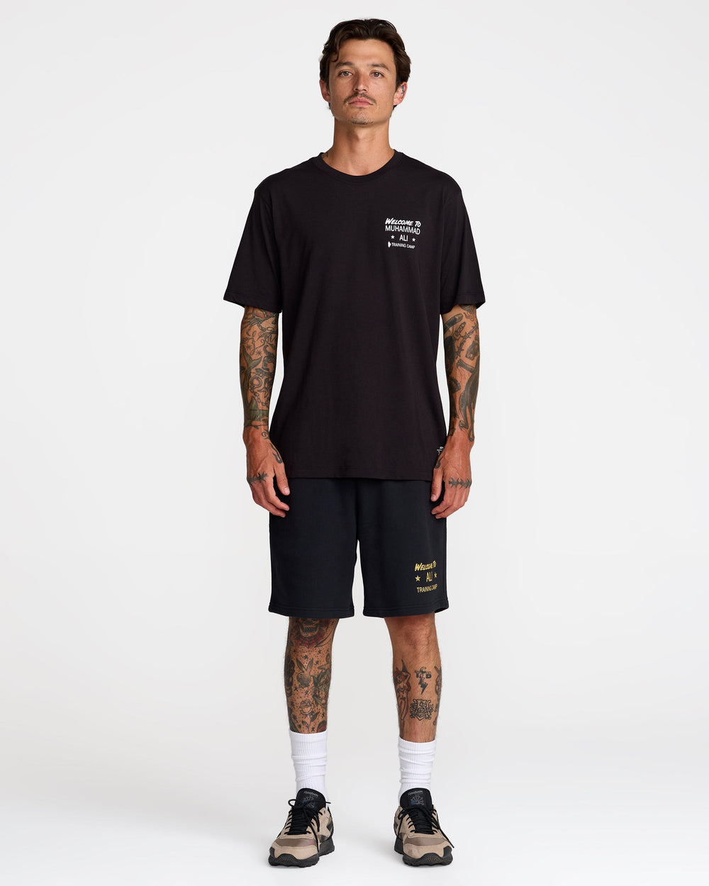 Ali Training Camp Short Sleeve Tee - Black | RVCA sale