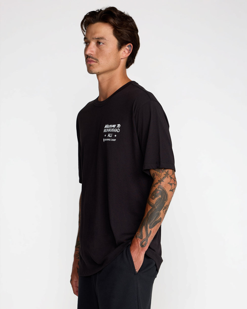 Ali Training Camp Short Sleeve Tee - Black | RVCA sale