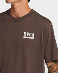 Asp Short Sleeve Tee - Mocha | RVCA online