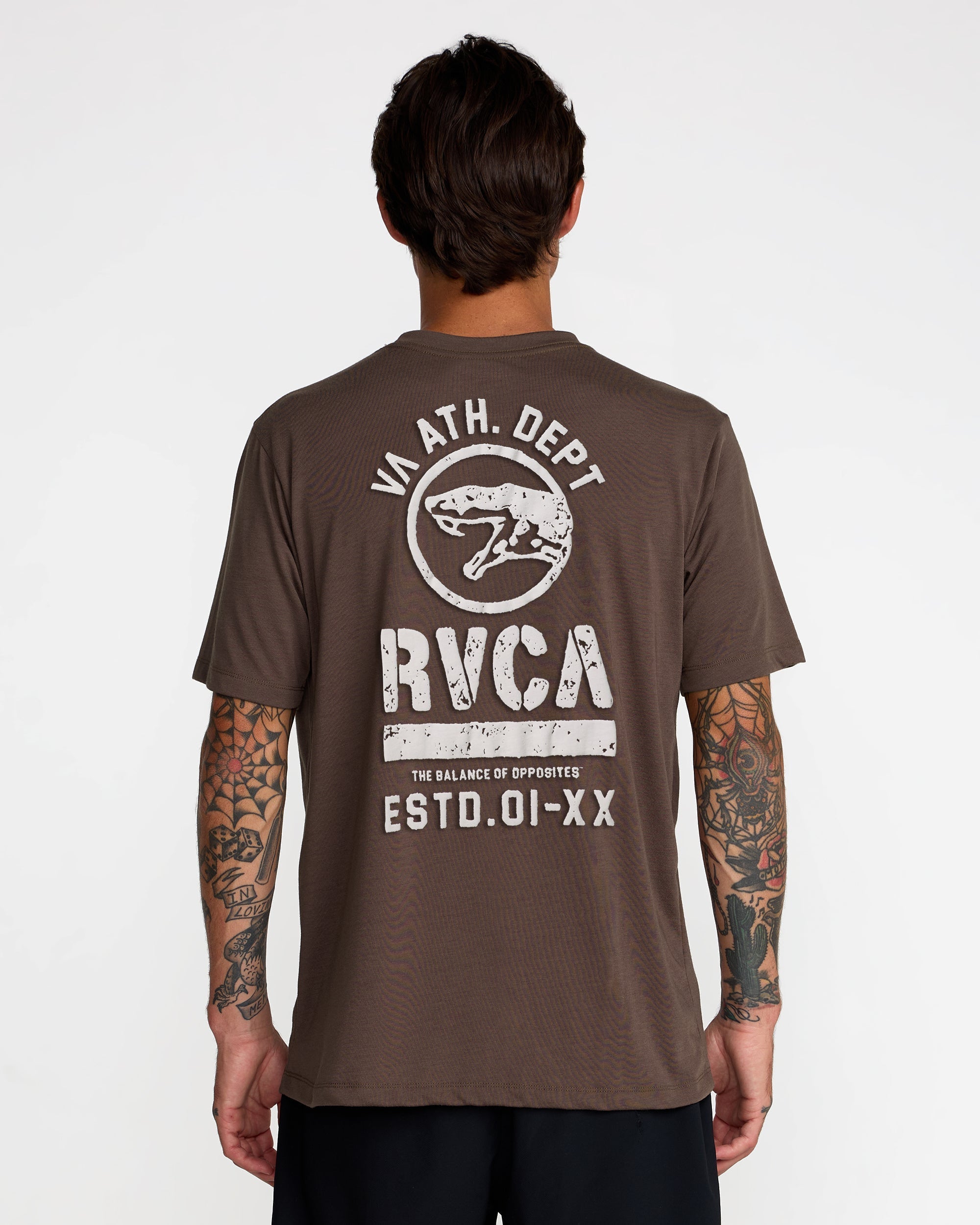 Asp Short Sleeve Tee - Mocha | RVCA online