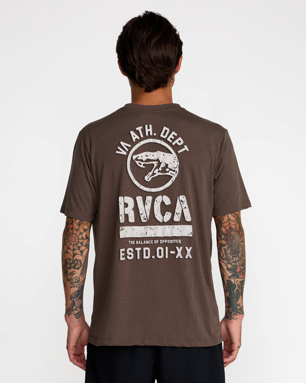Asp Short Sleeve Tee - Mocha | RVCA online