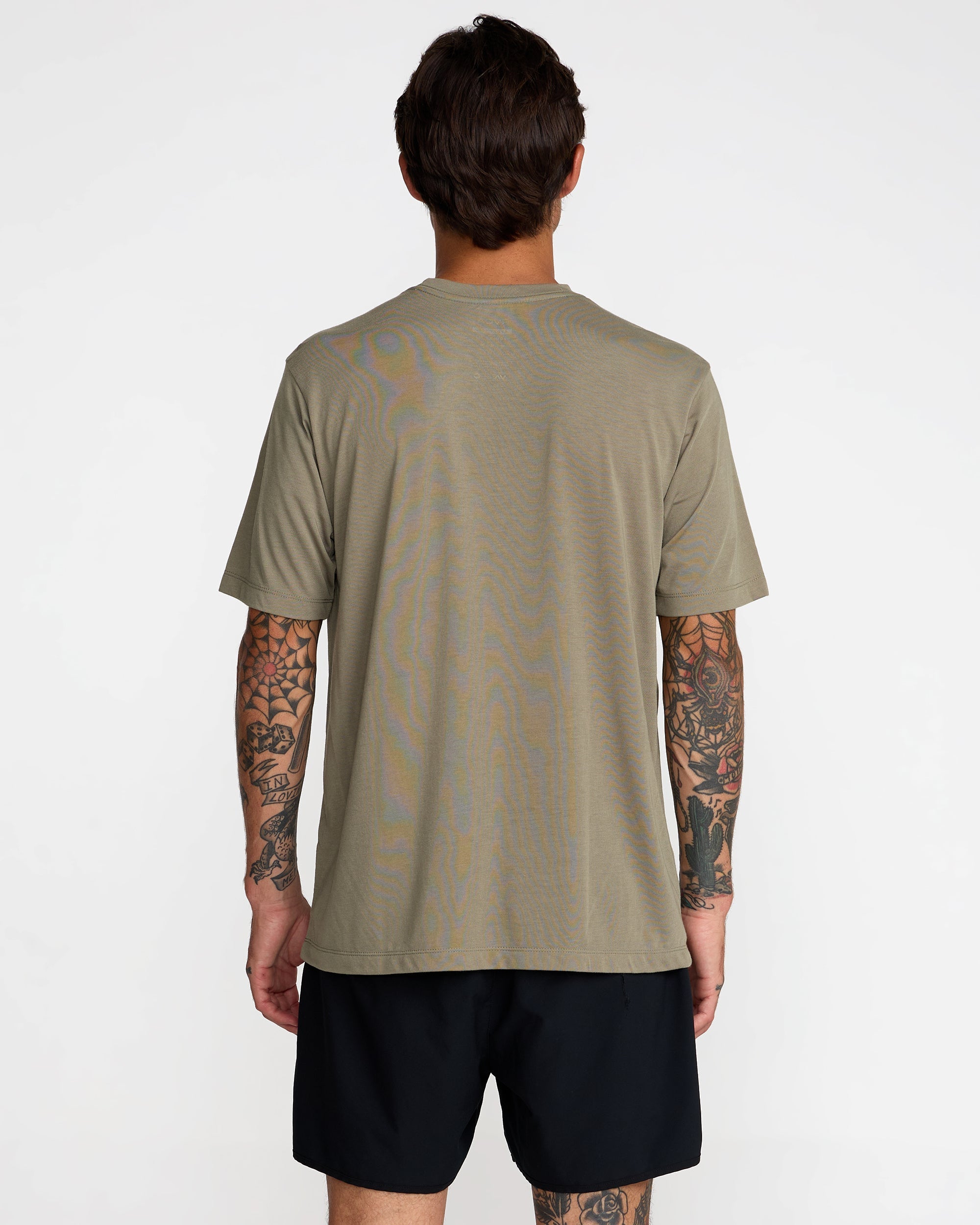 Tri Industry Short Sleeve Tee - Army | RVCA discount