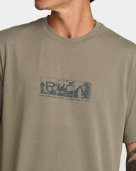 Tri Industry Short Sleeve Tee - Army | RVCA discount