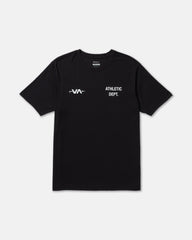 Athletic Department Short Sleeve Tee - Black | RVCA outlet